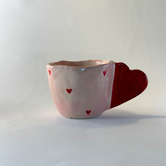 Hearts Collection - Pink Espresso Cup