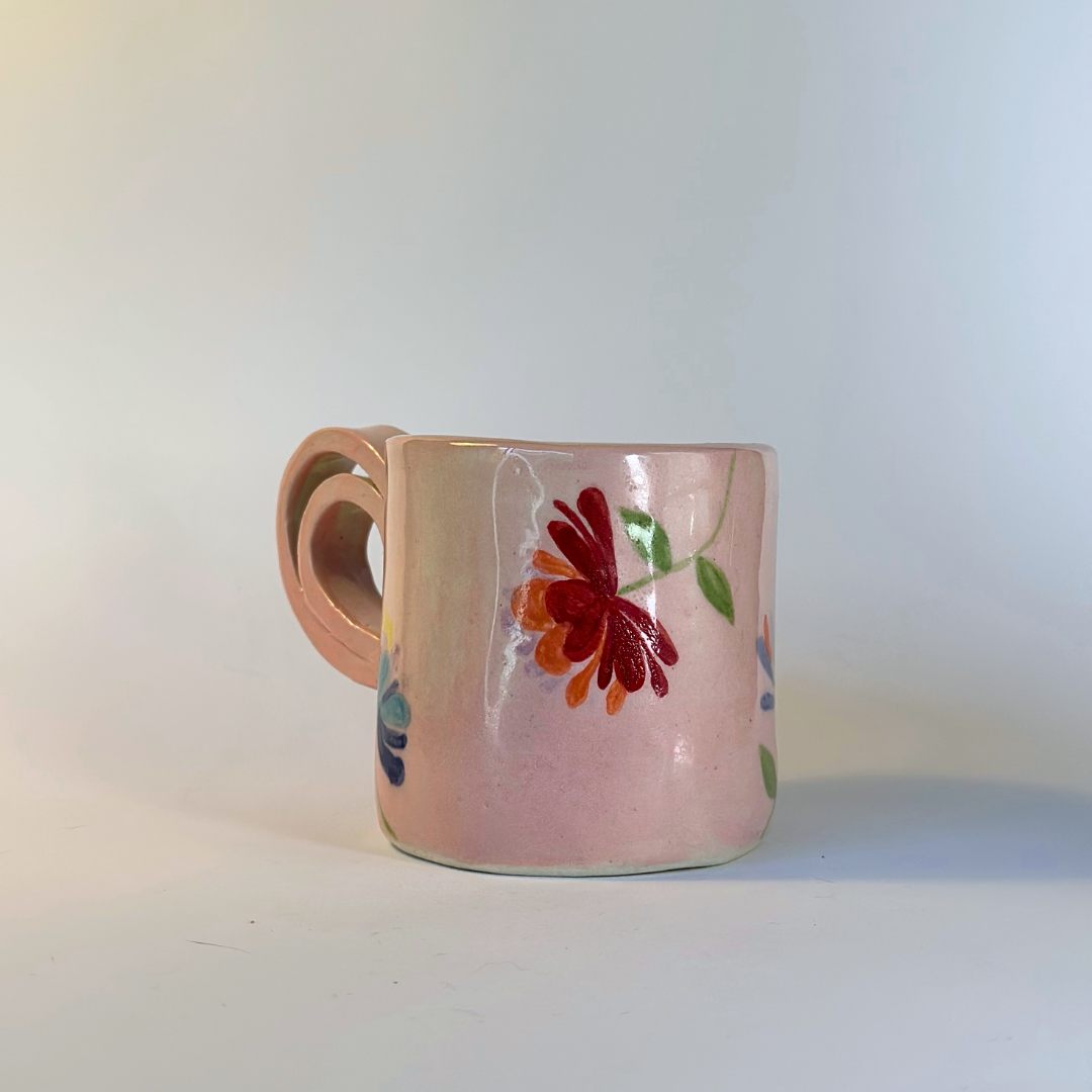 Flowers Collection - Pink Iris Mug