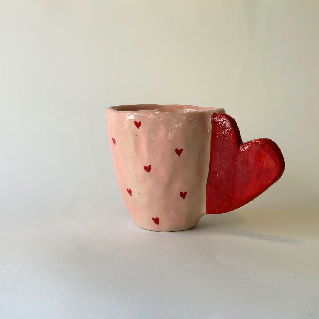 Hearts Collection - Pink Mug