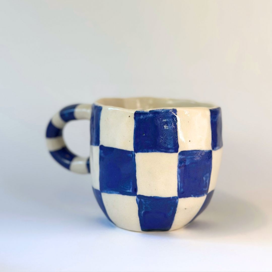 Minimal Collection - Blue Checkerboard