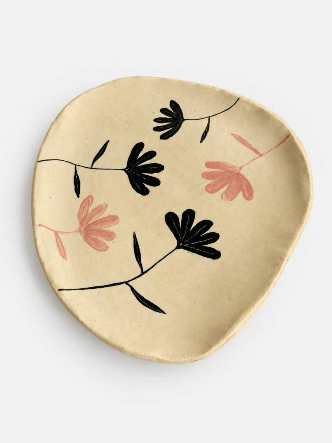 Abstract Flowers - Plate