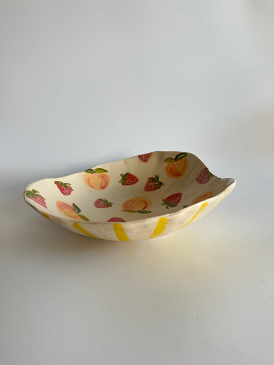 Strawberries & Peaches - Salad Bowl