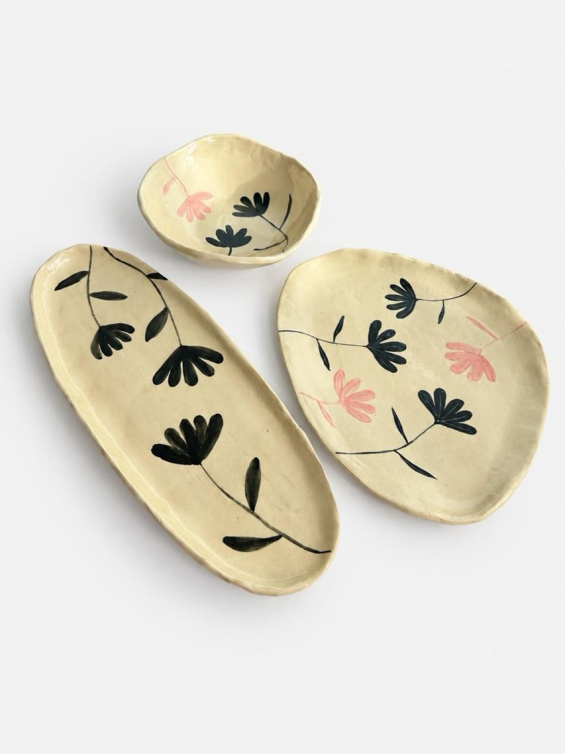 Abstract Flowers - Bowl