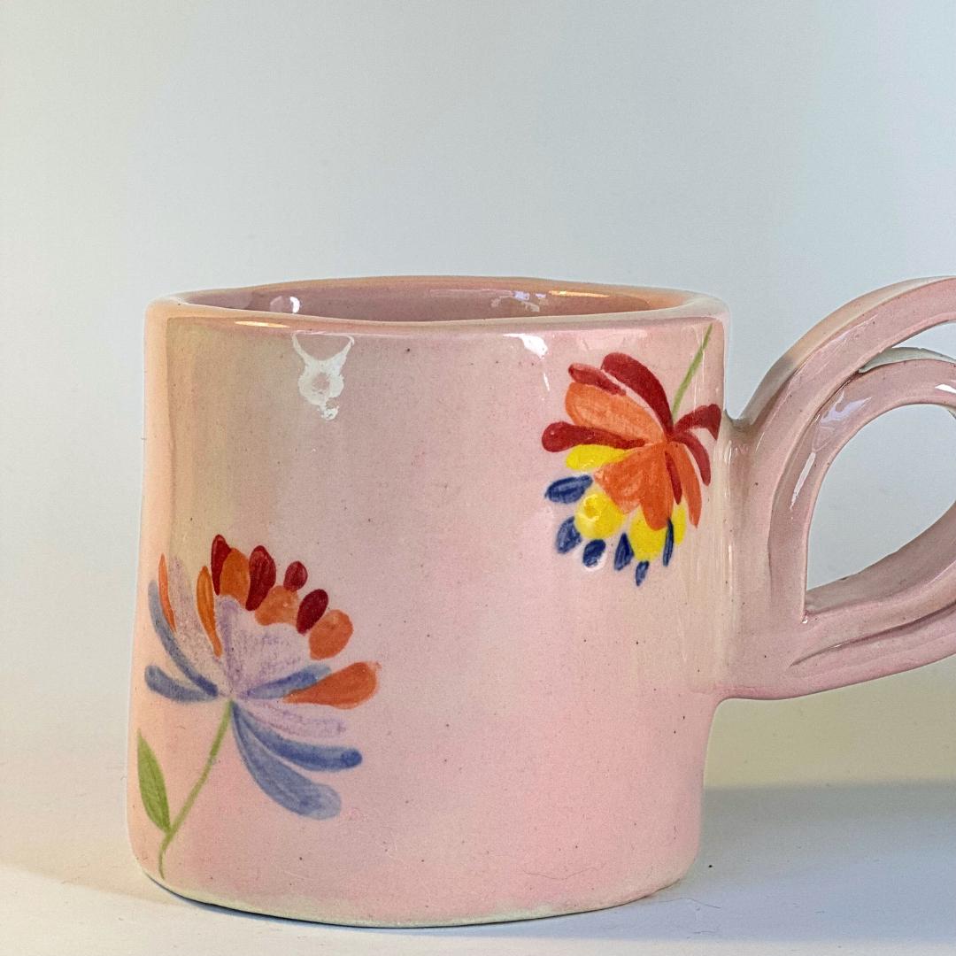 Flowers Collection - Pink Iris Mug