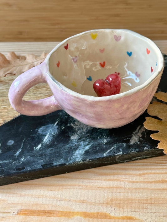 Purple Inside Heart - Mug