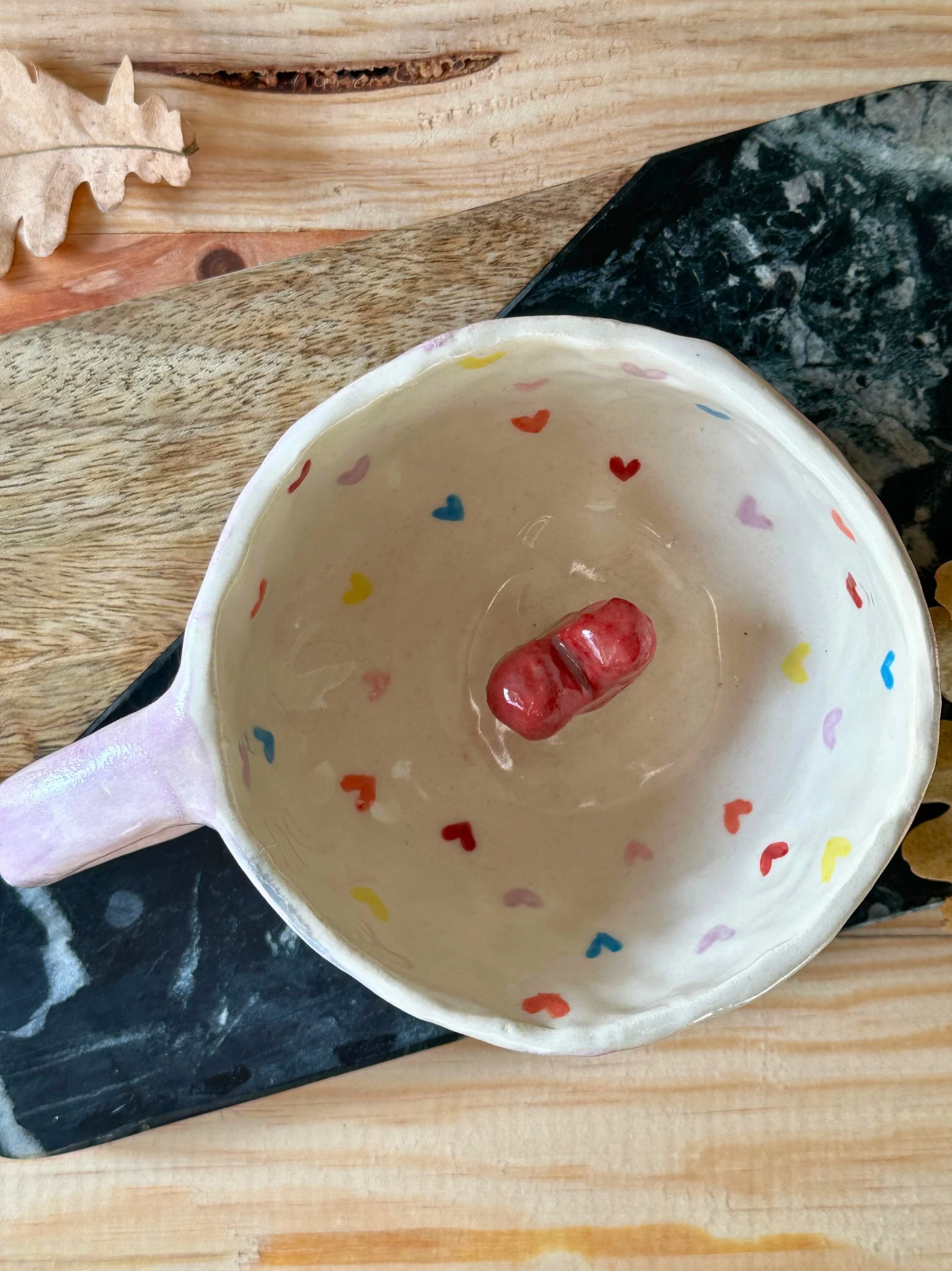 Purple Inside Heart - Mug